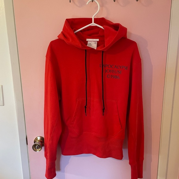 HELMUT LANG Hoodie ft. L'Apocalypse Joyeuse 1986"🍒 - Picture 2 of 8